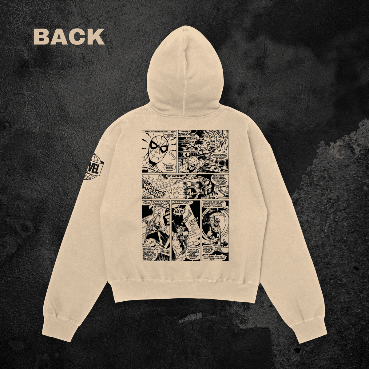 Spiderman Comic Style Oversized Hoodie - HavenWear