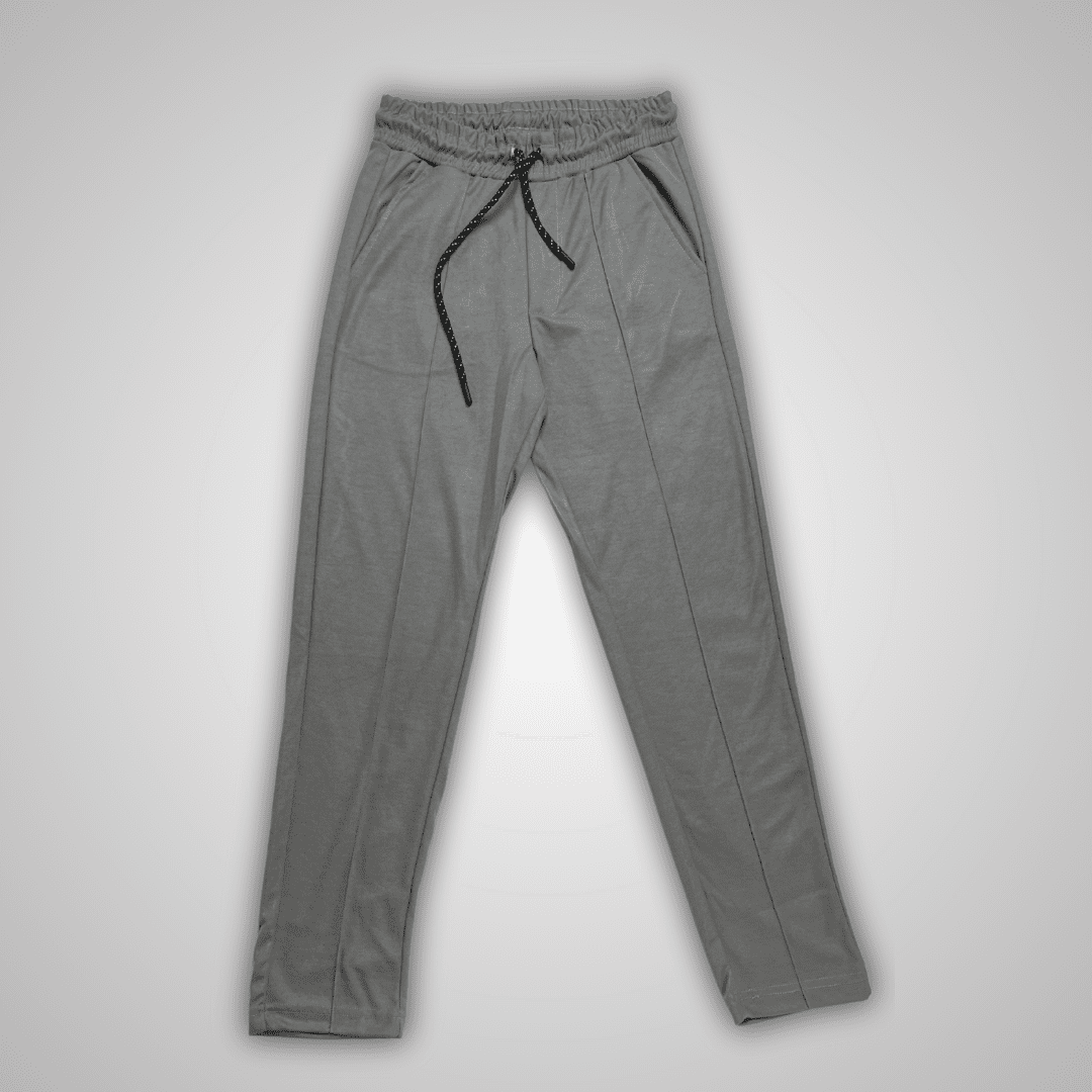 Steel Grey Pleated Trousers - HavenWear