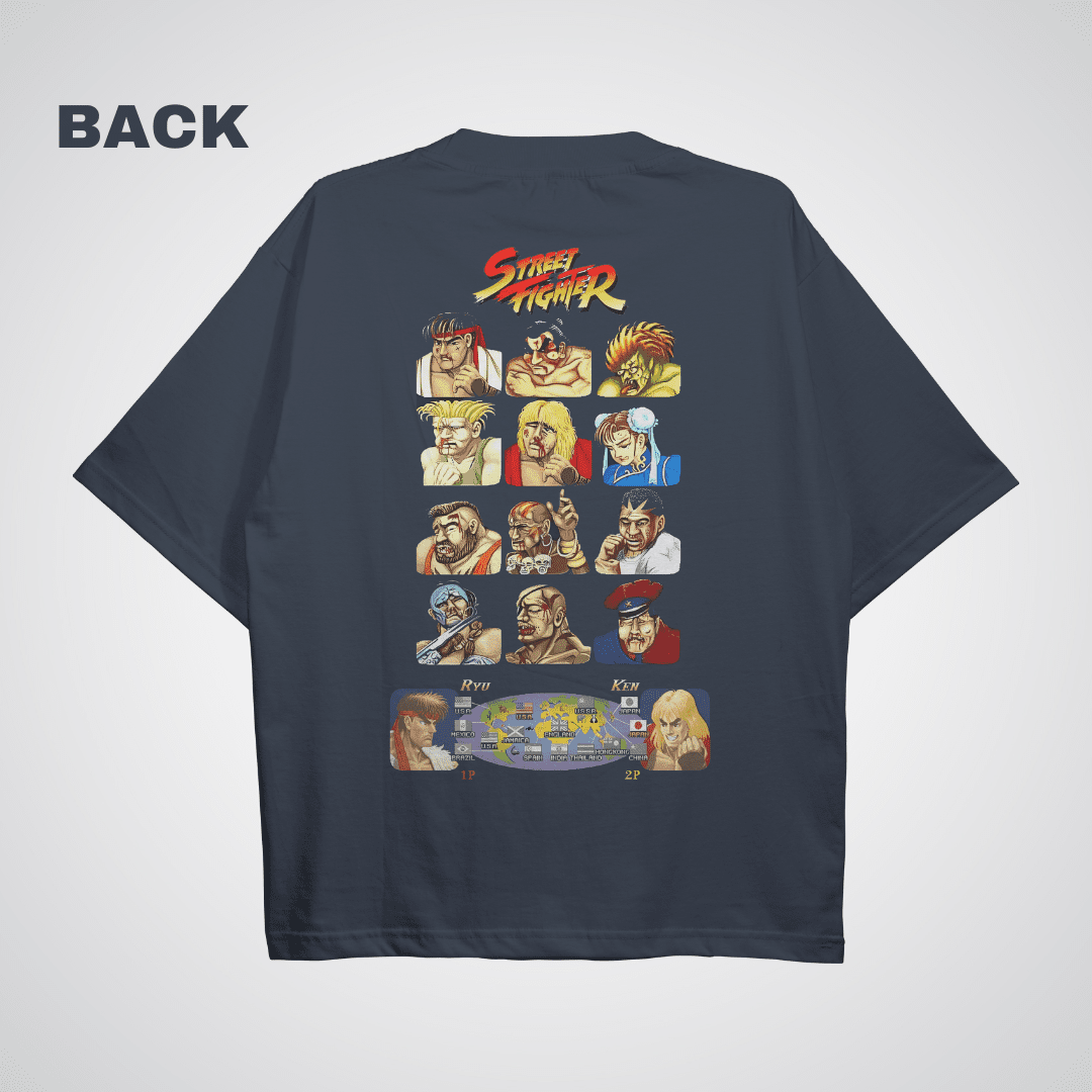 Streetfighter Oversized T-shirt - HavenWear