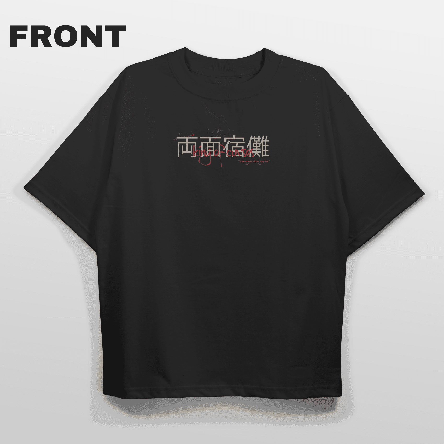 SUKUNA lll Oversized T-shirt - HavenWear