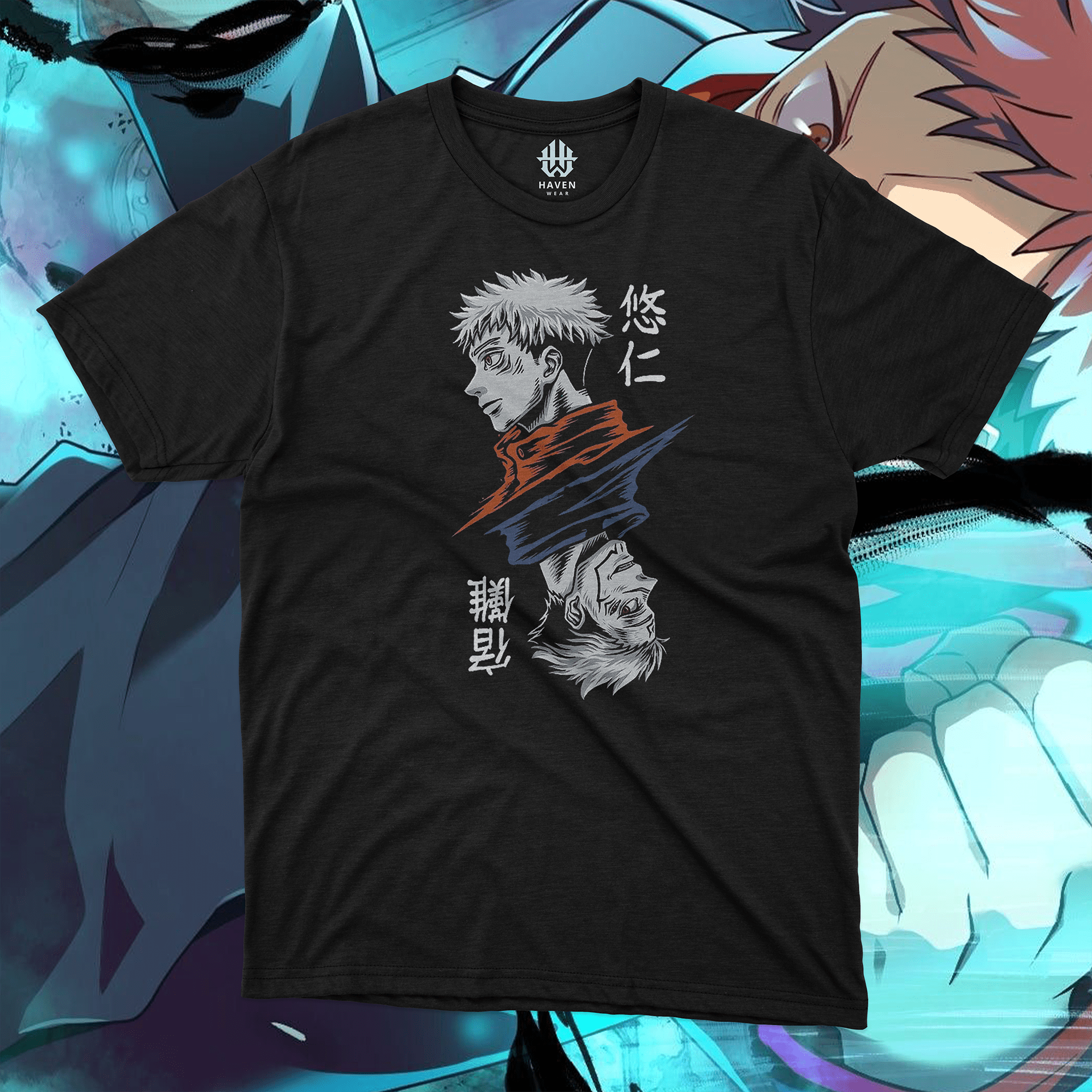 Sukuna X Yuuji Jujutsu Kaisan T shirt - HavenWear