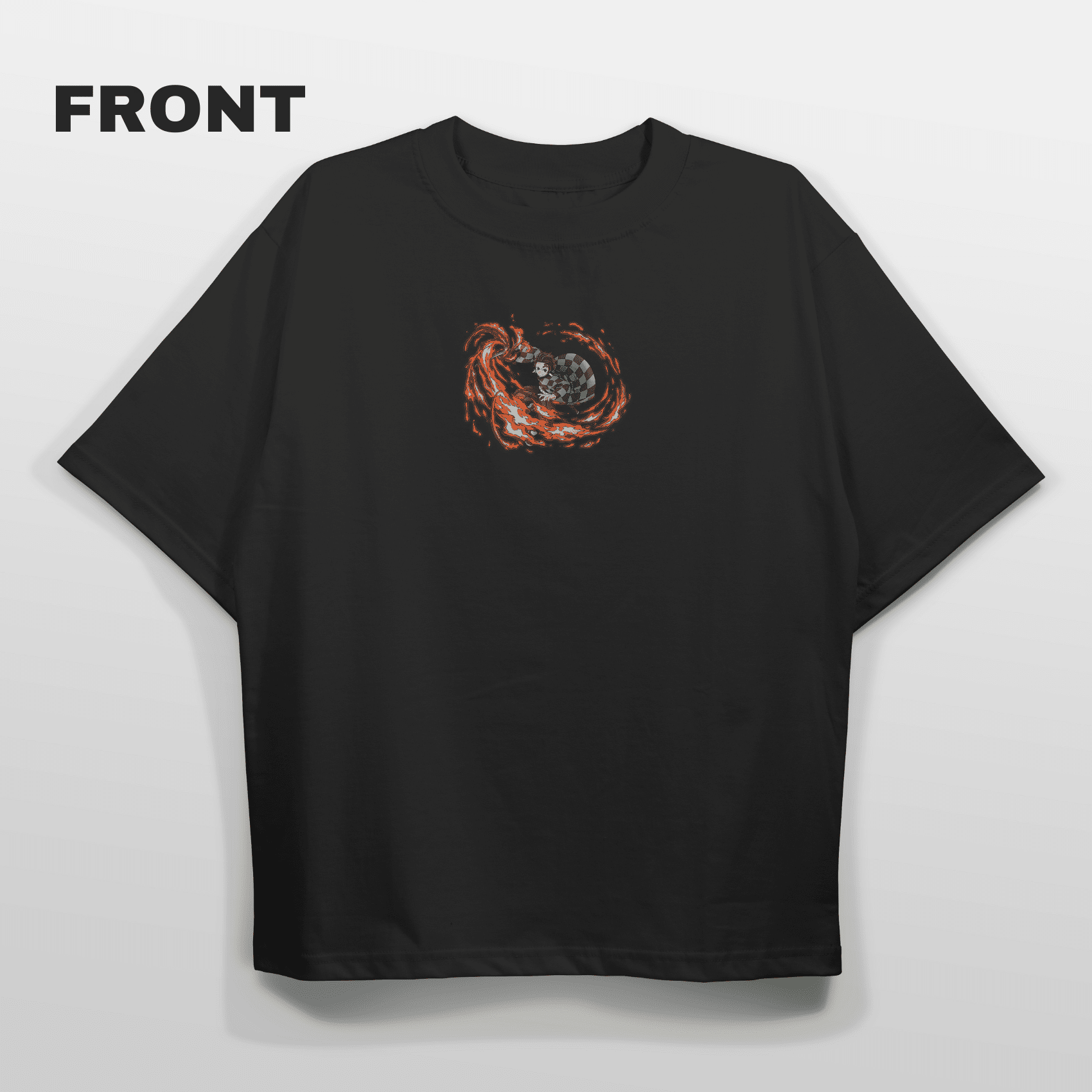 Tanjiro Demon Slayer Oversized T-shirt - HavenWear