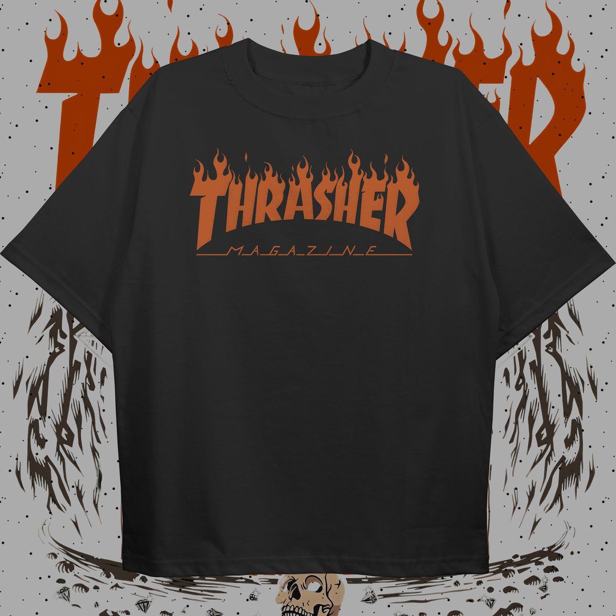Thrasher Oversized T-shirt - HavenWear