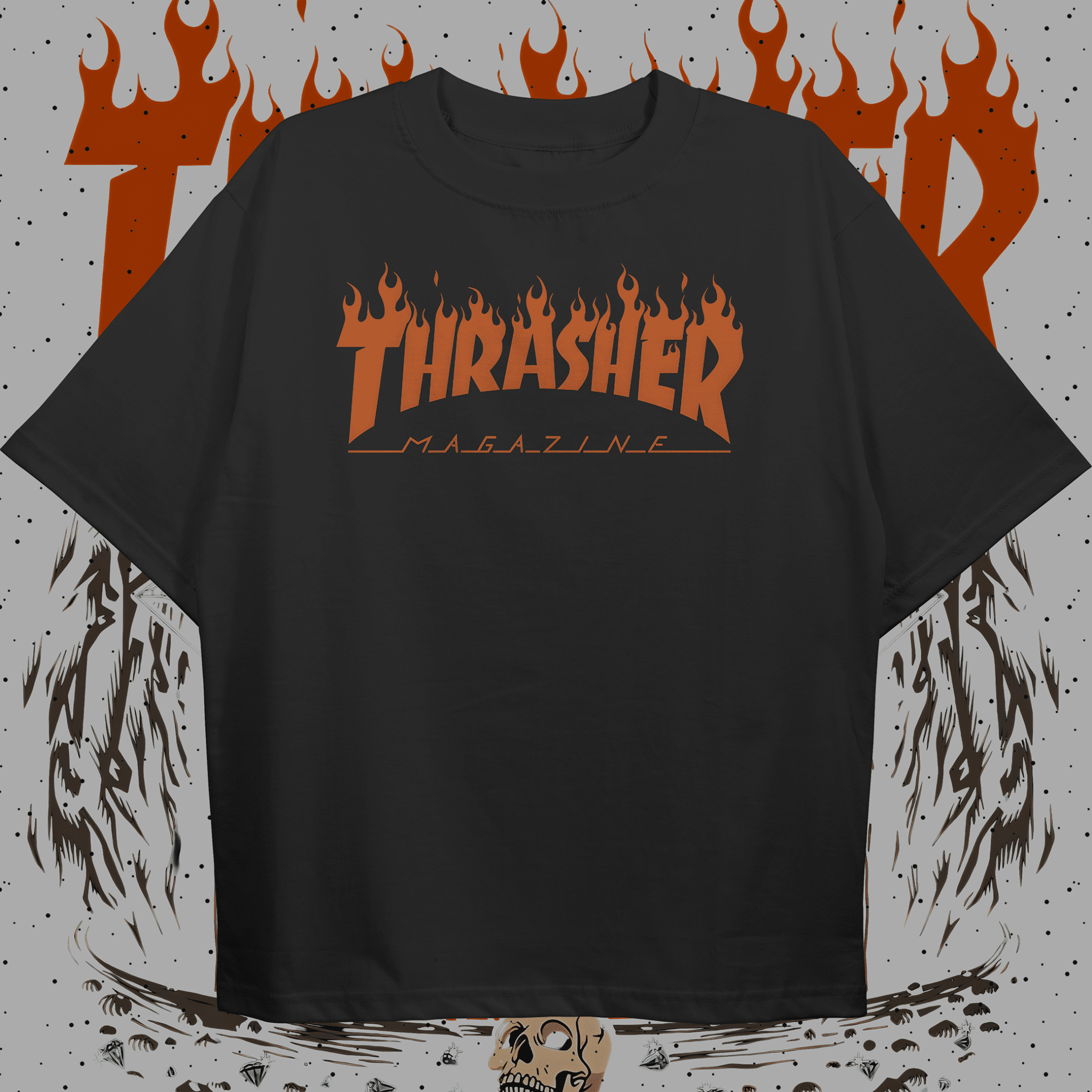 Thrasher Oversized T-shirt - HavenWear