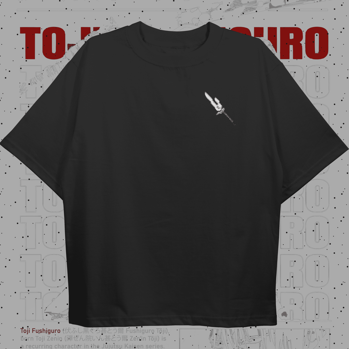 Toji Fushiguro Oversized T-Shirt - HavenWear