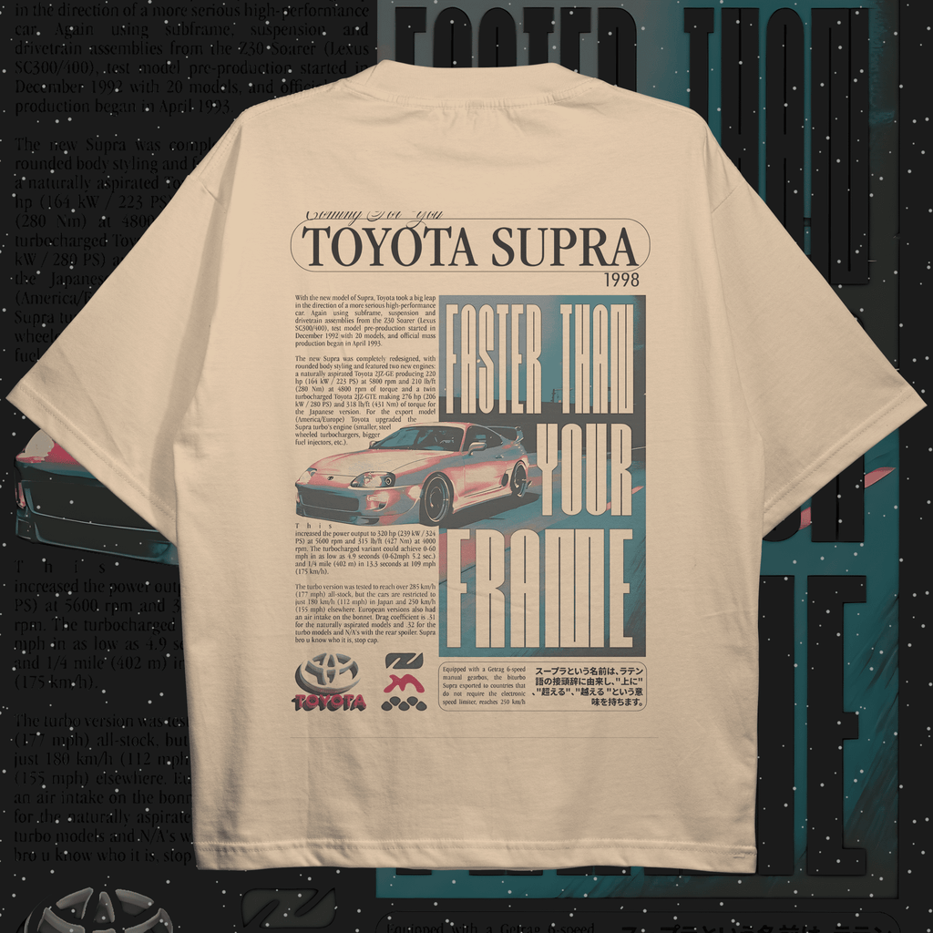 Toyota Supra Oversized T-shirt - HavenWear
