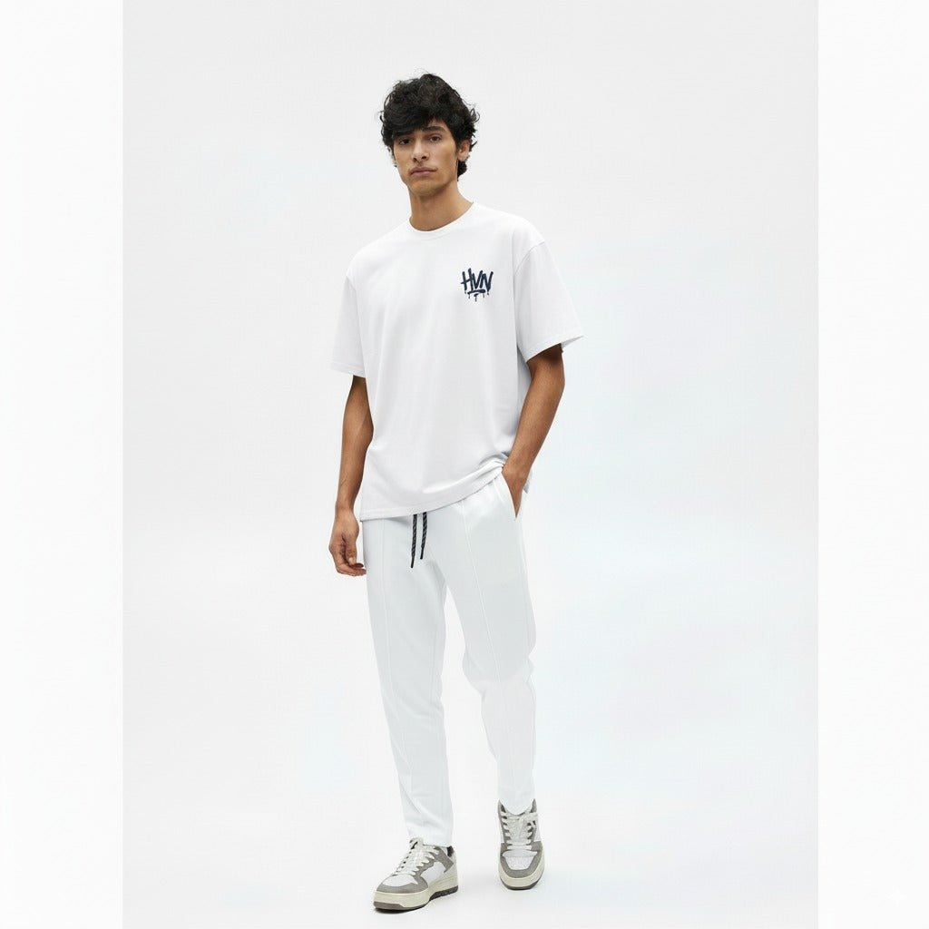 White Oversized Co - Ord Set - HavenWear