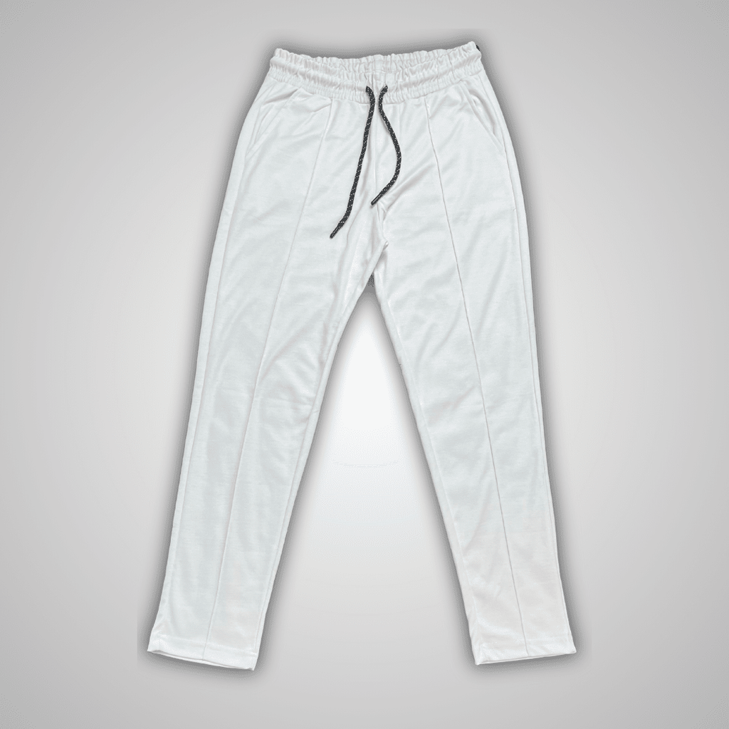 White Pleated Trousers - HavenWear