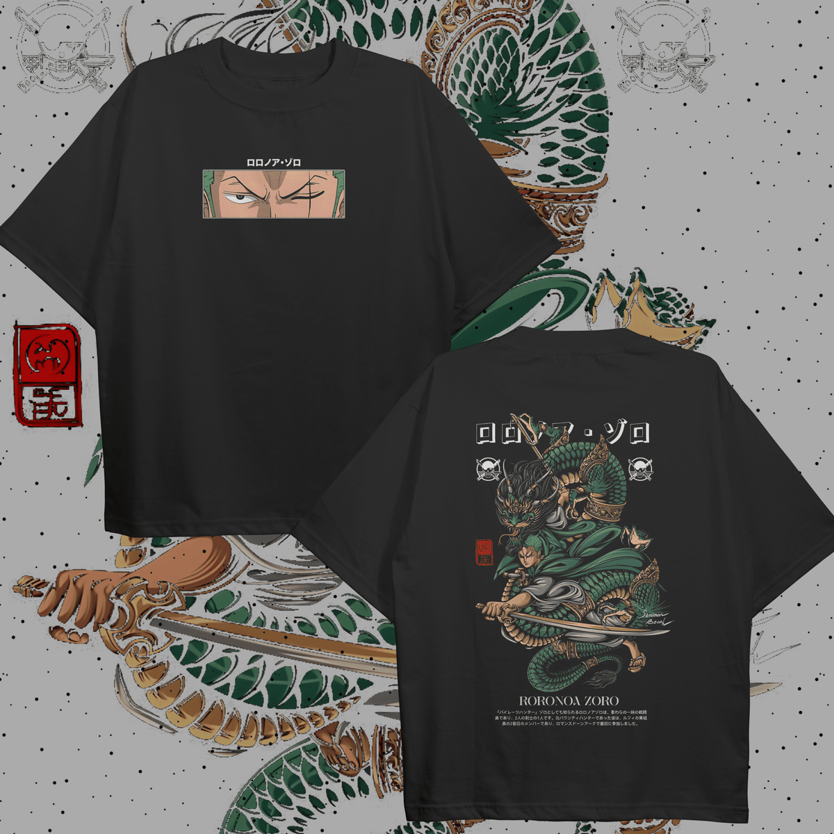 ZORO ll Oversized T-shirt - HavenWear